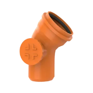 4" PVC Inspection Bends